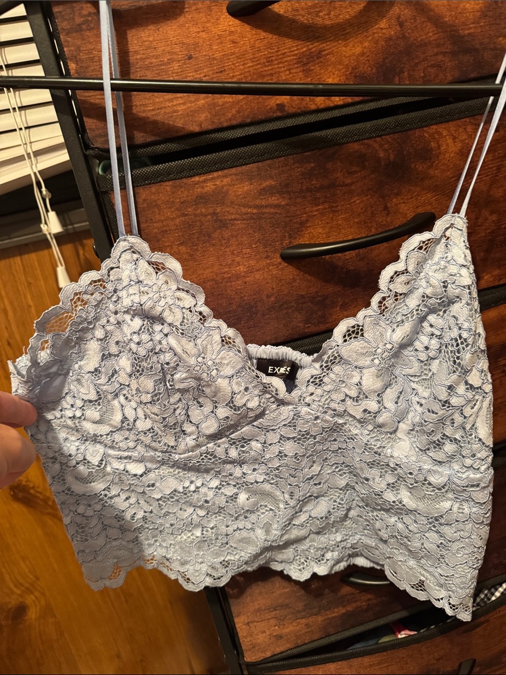Express Lace Bralette - Light Lavender Blue